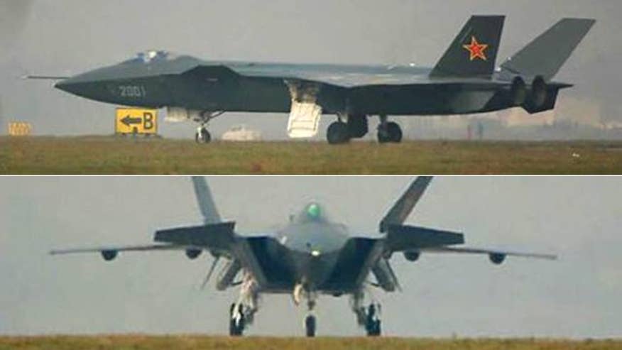 China stealth plane